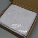 Amazon Basics 4 Piece Microfiber Lightweight Wrinkle-free Breathable Bed Sheet Set, Super Soft Easy Care, 14" Deep Pockets, Queen, Bright White, Solid