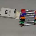 Quartet Dry Erase Markers, Glass Whiteboard Markers, Bullet Tip, White Board Dry Erase Pens for Teachers, Home, School & Office Supplies, Assorted Colors, 8 Pack (Q120000GBA)