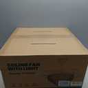 CROSSIO 48" Crystal Ceiling Fans with Lights and Remote, Dimmable, 6 Speeds, Luxury Chandelier Fan Rose Gold Crystal Fandelier for Dining Room Living Room Bedroom