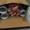 6 Sets Artificial Peonies Flower Peony Bouquet with Galvanized Metal Pot Silk Fake Peonies Faux Flower Arrangements for Wedding Table Centerpiece Party Home Room (Pink)