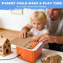 Cardboard Cutter Tool, Kid-Safe Electric Cardboard Cutter for Kids Ages 3+ | No Sharp Blades | Educational Paper Craft Toy, School Projects, DIY Building Toy & Creative Maker Gifts for Boys & Girls