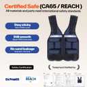 Sportneer Adjustable Weighted Vest Weights: 2-42 lbs Washable Weight Vest for Walking 16 In 1 Fast Adjust Rucking Vest for Women and Men Home Gym Running Jogging Strength Training Vests