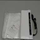 Vacuum Sealer Machine for Food, 75KPA Strong Suction, Moist/Dry Modes, 20 Vacuum Seal Bags for Food, Digital Countdown Timer, Compact Lightweight,with Starter Kits(White)