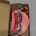 Jar Opener for Weak Hands, Easy Twist Jar Opener For Seniors with Arthritis, 5 in 1 Multi Function Bottle Opener Lid Opener For Arthritic Hands with Non Slip Rubber Jar Gripper Pad (Red)