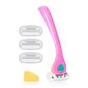 Billie Razors for Women Shave Kit  Womens Razor + 4 x 5-Blade Razor Refills + Magnetic Holder  Malibu (1 Count (Pack of 1))