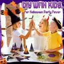 Ctosree 36 Pcs Halloween Treat Boxes Cone Halloween Boo Candy Box Bulk Pumpkin Ghost 6 Patterns Goodie Cookies Snack Boxes for Kid Trick or Treat School Party Favor Supplies Decoration (Spooky)