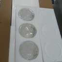 6 Lights Bathroom Vanity Light in Chrome Finish with Clear Cylinder Glass Shade Industrial Wall Light Fixtures Over Mirror for Dressing Table Bedroom