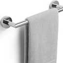 JunSun Bathroom Towel Bar 12 Inch Polished Chrome Towel Racks Wall Mount Bath Hand Towel Holder Modern Home Decor Towel Rod Bathroom Hardware Stainless Steel Towel Hangers Towel Rail Single Towel Bars