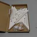 JINKEYULV Paper Star Lantern 3PCS Christmas Paper Stars Lantern 13.78 inch 9 Points Paper Star Lantern Hanging 3D Christmas Paper Star Hanging Star Foldable for Wedding Xmas White decoracin navidea - Amazon.com