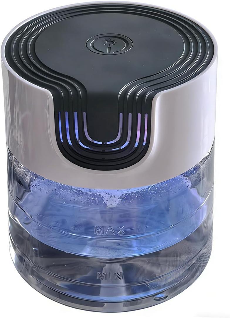Water Air Purifier for Home, OfficeVariable Speed Air Washer HumidifierAir Purifier with Water, Freshener for Smoke and Pet OdorsEssential Oil Aroma Diffuser with 7 Color Night Light,1300ml