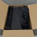 Kitstorack 2Pack Height-adjustable Under Bed Storage with Wheels, Under Bed Storage Containers, Under Bed Shoe Storage Organizer with Clear Window & Label, Suitable for Clothes Storage, Black