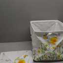 11.8" Wild Flower Storage Cube Organizer Set of 2 Clothes Storage Basket Bin for Closet Shelf Garden Butterfly Nursery Kid Room Book Toy Chest, Plant Bush