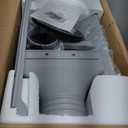 Professional Airbrush Spray Booth with 3 LED Light Turn Table Large Capacity Portable Paint Spray Booth for Cake Hobby Model Airplane Crafts Painting