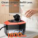 Steam Cleaner,1.9 Quart Tank,3-Level Adjustable Handle,2500W Portable Steamer with 4Bar High-Pressure & Temperature for Grout,Tile,Floor,Shower,Bathroom,Furniture Cleaning (12 Accessories)