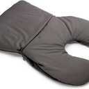 Samsonite 2-in-1 Magic Travel Pillow, Charcoal, One Size