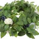 PRETYZOOM Wedding Artificial Rose Garland for Home Decor Faux Flower Vine for Romantic Wedding Centerpieces Beautiful Floral Decoration for Parties and Events