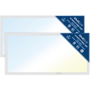 2x4 Backlit LED Panel Light,5 Wattage 25W/30W/35W/40W/50W-Up to 7500Lumens,4 CCT Tunable 3000K/3500K/4000K/5000K,ETL&DLC Certified for Office Commercial Drop Ceiling 2 Pack