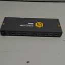 HDMI KVM Switch 4 Computers 2 Monitors with 3 USB3.0 Ports, 4K@60Hz Dual Monitor KVM Switch 4 Port for 4 PCs Share 2 Monitors, Support Button Switch, Adaptive EDID, 4 in 2 Out