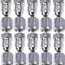 10 Pairs 1/4" # 4 JIC Cap 0304-C-04 & Plug 2408-04 Hydraulic Adapter Fitting 7/16-20