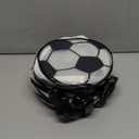 Reginary 12 Pcs Soccer Cosmetic Snack Bag Goodies Gifts Accessories for Makeup Bags Soccer Clear PVC Cheer Case Toiletry Zipper Pouch Waterproof Travel Handbag Purses Organizer for Team Gift