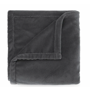 Sunbeam Microplush Heated Blanket Full, Grey