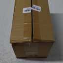 Brigii Ice Cube Tray with Lid&Bin, Ice Cube Mold with 56 Cubes, Stackable Ice Trays for Freezer with Easy-Release Silicone Bottom, for Drinks, Coffee, cocktail (Orange)