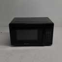 Emerson MW7302B Compact Countertop Microwave Oven with Touch Control, LED Display, 700W, 10 Power Levels, 6 Auto Menus, Glass Turntable and Child Safe Lock, 0.7 Cu., Ft. Black