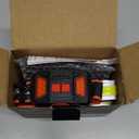 Adelante LED Headlamp Flashlight, 2Pack 1000LM 230°Wide-Beam Rechargeable Head Lamp for Adults, Red Taillight & 8 Clips Waterproof Hard Hat Light Headlamps for Running Hiking and Camping