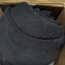 COOVAN 12 Pairs Mens Cushion Ankle Socks Men 12 Pack Low Cut Comfort Breathable Casual Socks 10-13, Black