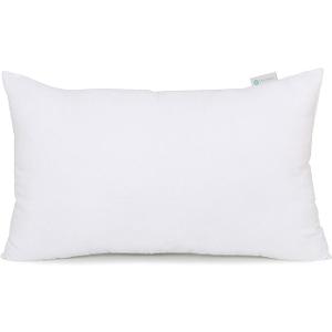 Acanva Polyester Decorative Rectangle Throw Pillow Inserts, Hypoallergenic Form Stuffer Cushion Sham Filler, 16x26, White, 1 Count (Pack of 1)