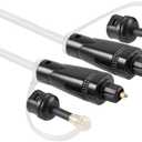 Ativa® Fiber Optic Toslink Digital Audio Cable, 6’, 26920