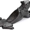 Sumnacon Cast Iron Cute Dog Door Stop - Heavy Duty Rustic Door Stopper Avoid Drilling Hole, Vintage Metal Door Wedge on Floor Surface for Home Office, Commercial Industrial