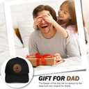 Dad Gifts from Daughter Son Family, Worlds Best Dad Ever Hat for Men | Dad Birthday Gift Cool Keepsake Gifts for Birthday Christmas, Valentine's Day, Father's Day and More