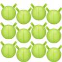 Swamp Party Decorations Green Paper Lanterns Chinese Hanging Round Paper Lanterns Decorative for Birthday Wedding Baby Shower Decorations