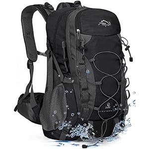 INOXTO lightweight Hiking Backpack 35L/40L Hiking Daypack with Waterproof Rain Cover for Travel Camping Outdoor Men and Women