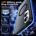 SPIDERCASE Magnetic for Samsung Galaxy S25 Edge Case, [Compatible with Magsafe][ Military Grade Drop Protection] with Invisible Stand Shockproof Slim Case for S25 Edge 5G,Black