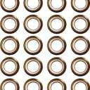 Selling Wonderful 1-9/16-Inch Inner Diameter Plastic Curtain Grommets 50-Pack (Light Brown)