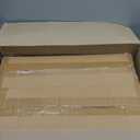 Plow & Hearth 6' Curved Outdoor Wooden Pathway | 17" Wide Rollout Outdoor Garden Walkway | Weather-Resistant Hardwood Cedar Board Walkway Landscape Edging | Decorative Lawn Patio Wedding Party