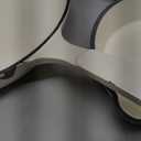 Nonstick Enameled Cast Iron Cookware - 3 enameled cast iron skillet 8-Inch, 9.5" Frying Pan & 11-Inch Large Cookware, Healthy Non Toxic Cooking Pan, PFOA PFAS PTFE Free, White