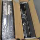 PAKETA 4 Pack Expandable Pull Out Cabinet Organizer, 21'' Deep Pull Out Drawers for Cabinets,Upgrade 3 Slide Rails Sliding Drawer for Kitchen Cabinet Organizer with Adhesive Nano Film (Black)