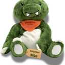 Lilly's Love Weighted Stuffed Animal, 5lb | Sensory Plush for Kids & Adults | Machine Washable Plushie w/Removable Inner | Calming Weighted Stuffed Animal for Anxiety, Donnie The Dino