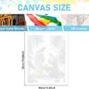 mjcakrn Paint by Numbers Kit for Adults Jesus Nativity Painting by Numbers Kits Christmas Paint by Numbers for Adults DIY Acrylic Painting on Canvas for Home Wall Art Decor 16 x20 Inch