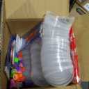 Denylo pro 24 Sets Valentines Day Gifts Valentines Student Lollipop Stationery Basketball Stamp Pencil Sticker Bag Pencil Sharpener Eraser Card Ribbon for Classroom School Basketball Party Gifts