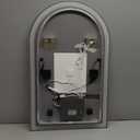 STARLEAD 32"x20" Arched LED Bathroom Mirror with Bluetooth Speaker, Dimmable Lighting, 3 Color Temperature, Anti-Fog, Touch Control Wall Mounted Vanity Mirror