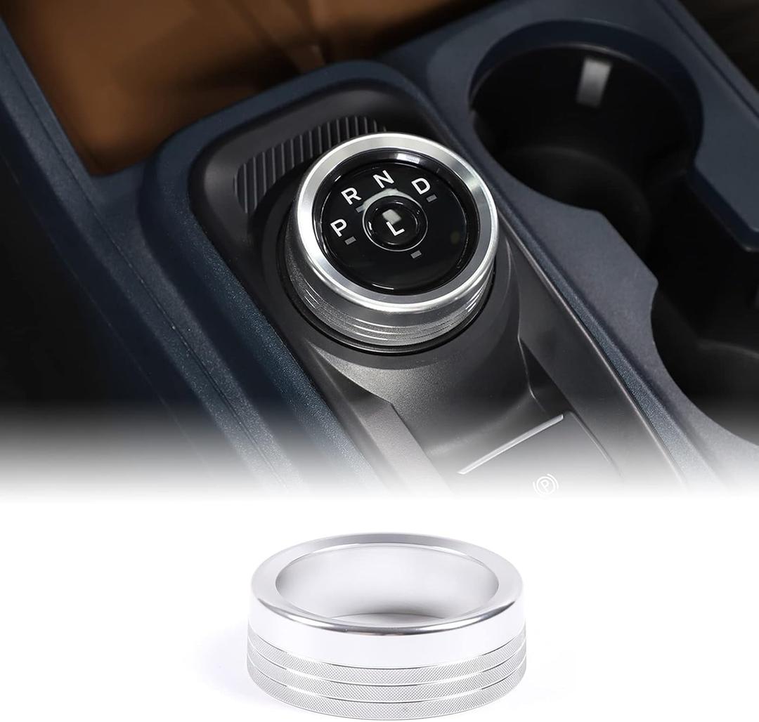 Car Gear Shift Switch Button Ring Trim Cover Compatible with Ford Maverick 2022-2024 Gear Knob Ring Cover Gear Shift Switch Knob Protect Cover Gear Shifter Head Button Decorative Interior Accessories