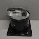 6 inch Exhaust Fan Metal Iron Ventilation Extractor, Silence with Anti-backflow Check Valve Window and Wall Mount Vent Fans for Home Office Kitchen Bathroom Greenhouse Garage (Black)