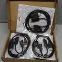 DisplayPort to HDMI Cable 4K 10-Pack, 3 FT 4K DP to HDMI HDTV Cables Uni-Directional Display Port to HDMI Cord Compatible for TV, Dell, Monitor, Projector, Desktop, AMD, Lenovo, HP, ThinkPad and More (Black)