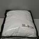 yescool Weighted Blanket for Adults (20 lbs, 60 x 80, White) Cooling Heavy Blanket for Sleeping Perfect for 190-210 lbs, Queen Size Breathable Blanket with Premium Glass Bead, Machine Washable