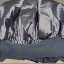 YANIBEST Adjustable Satin Bonnet for Sleeping Women Double Layer Hair Wrap Reduce Friction Prevent Frizz Natural Curly Hair (Large, Blue)