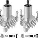130794 Spindle Assembly, 128285 Spindle Compatible with AYP/Hu/Craftsman LT1000 Riding Mower, LT2000 Lawn Mower with 38" 42" Deck, Replace 532130794 128285 with 3 Tapped Bolts & Holes, 2 Pack